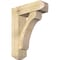 Ekena Millwork Legacy Craftsman Rough Sawn Bracket w/ Offset Brace, Douglas Fir, 8"W x 26"D x 34"H BKT0806X26X34LEC04RDF - alternate 1